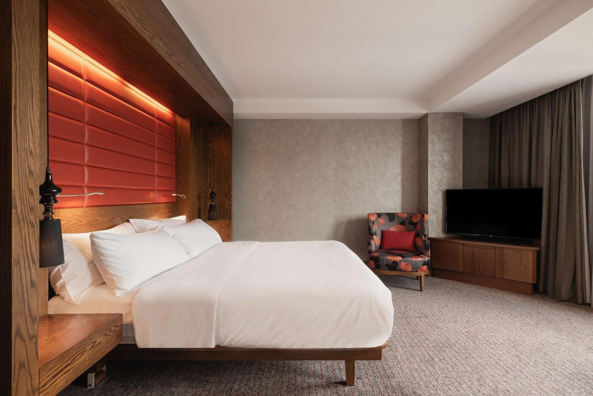 Hilton The Hague Otel Dış mekan fotoğraf A bedroom at the hotel